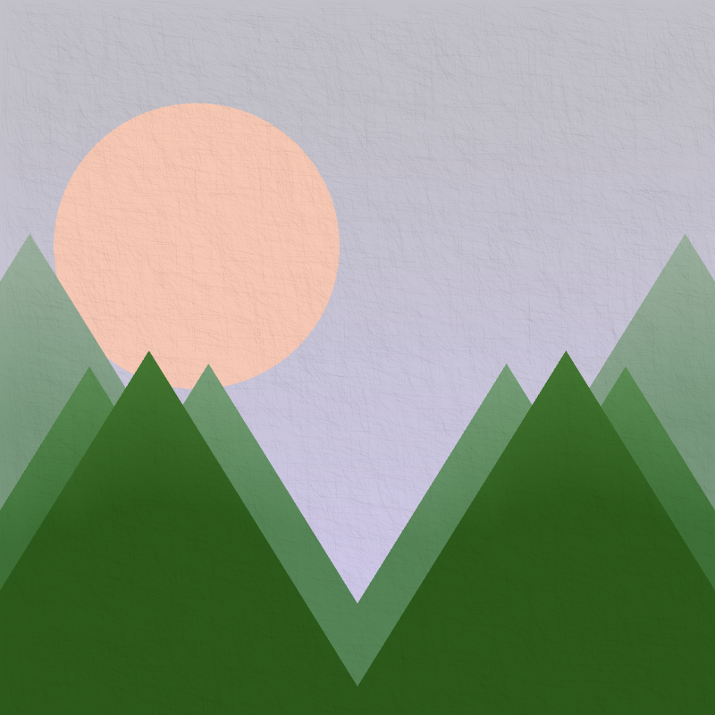 Mountain view #40 static token preview