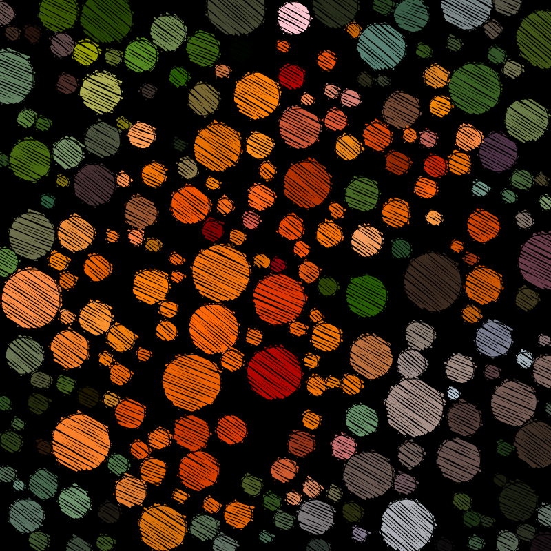 roughly packed flowers #5 static token preview