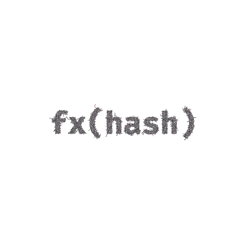 FXHASH Logo with Features #178 static token preview