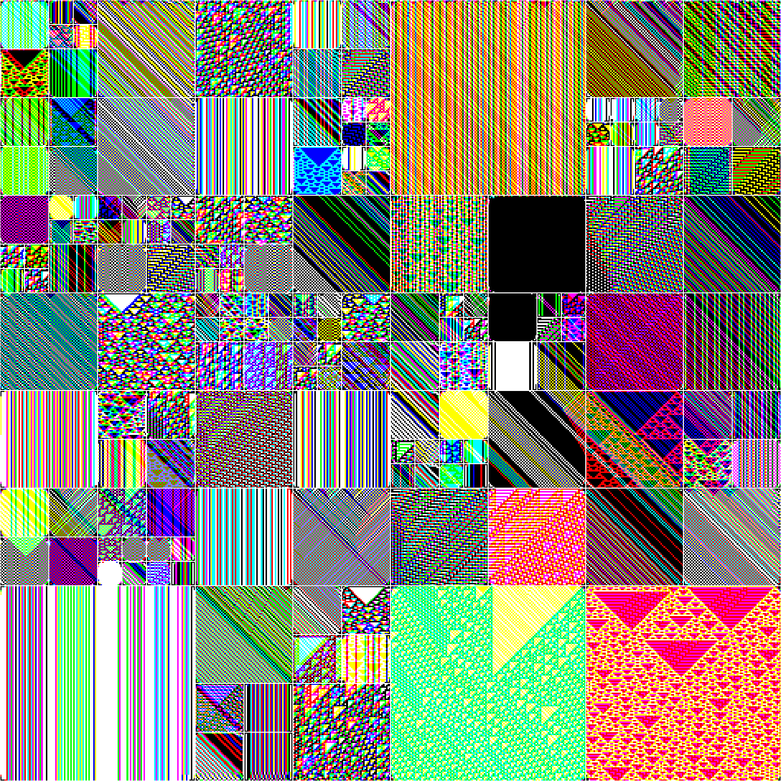 RULES (for Elementary Cellular Automata) #372 static NFT preview
