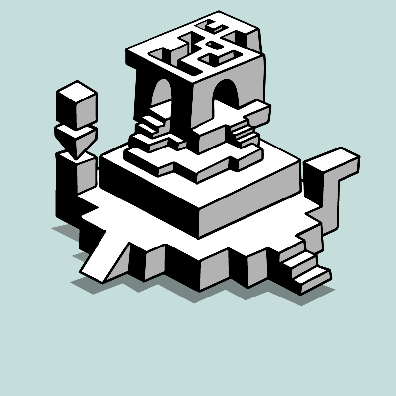 LOST TEMPLE #24 static NFT preview