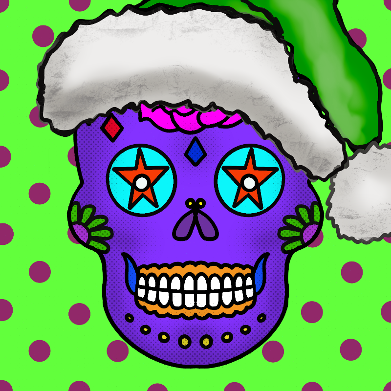 Sugar Skulls #224 static NFT preview