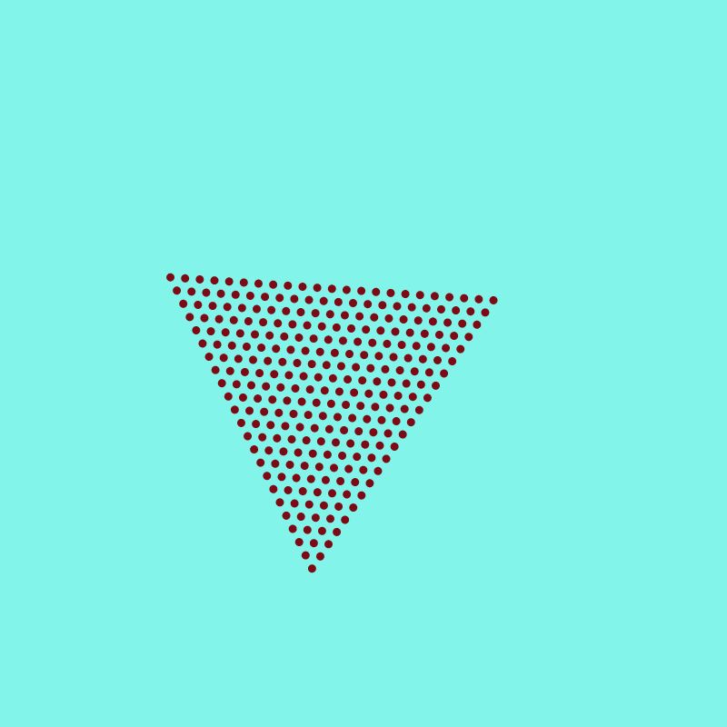 Triangle Color Study #47 static NFT preview