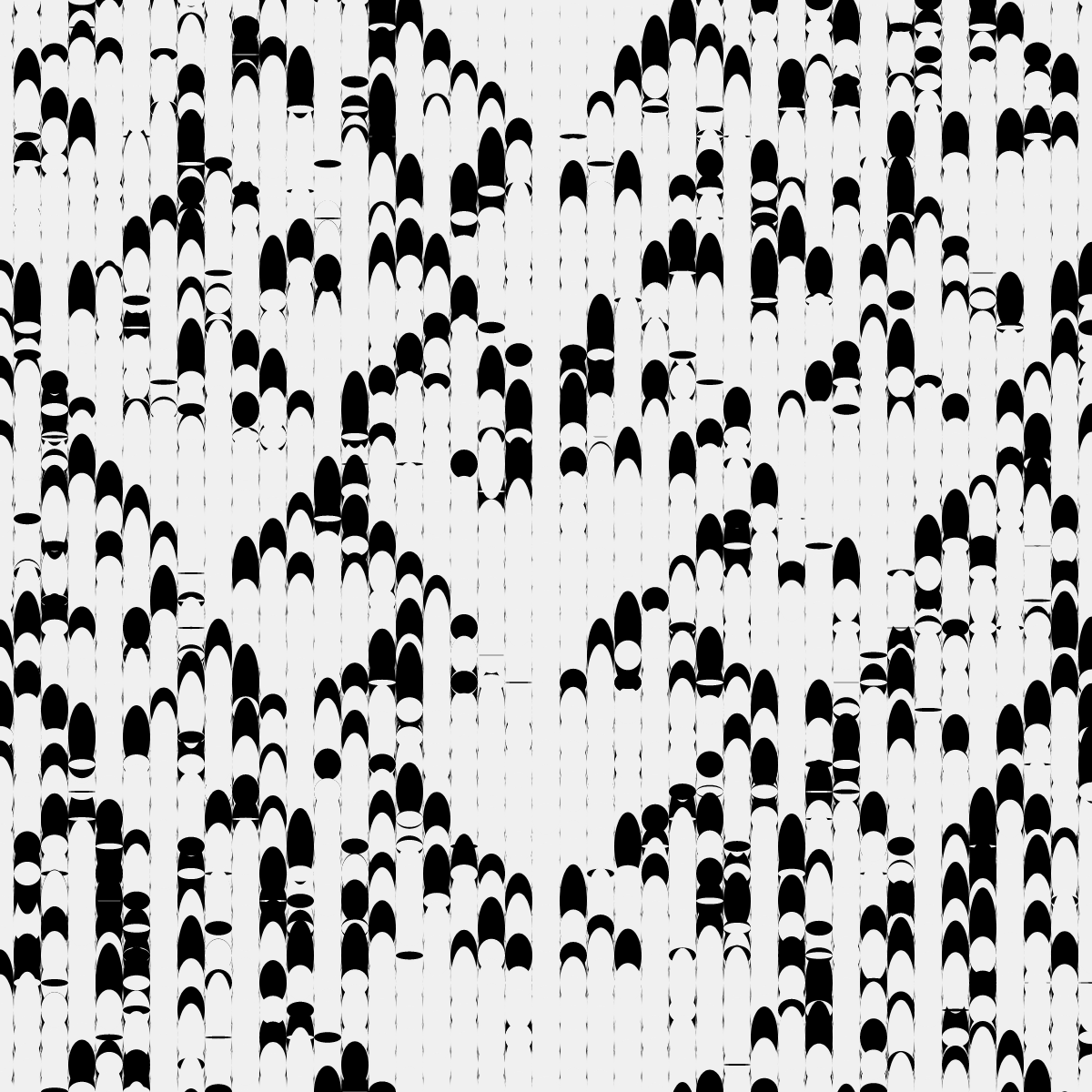 ElementaryCellularAutomatonMadeOfEllipses #83 static NFT preview
