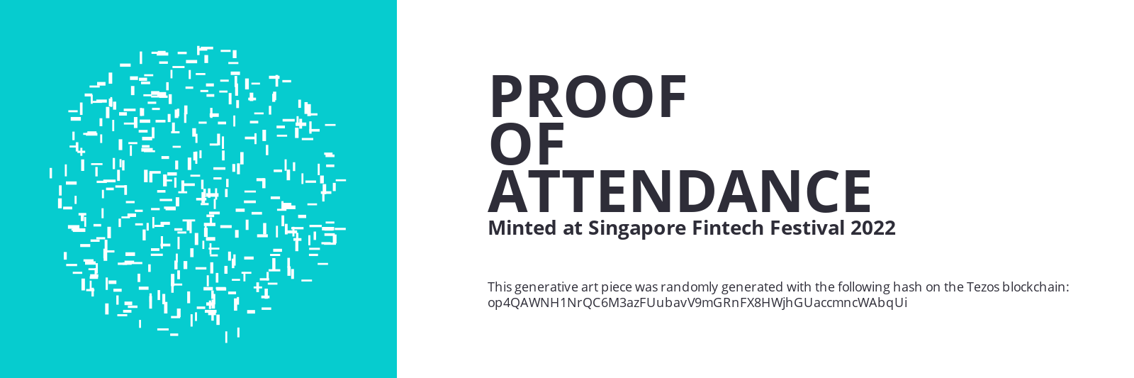 SFF2022 Proof of Attendance Token #858 static token preview