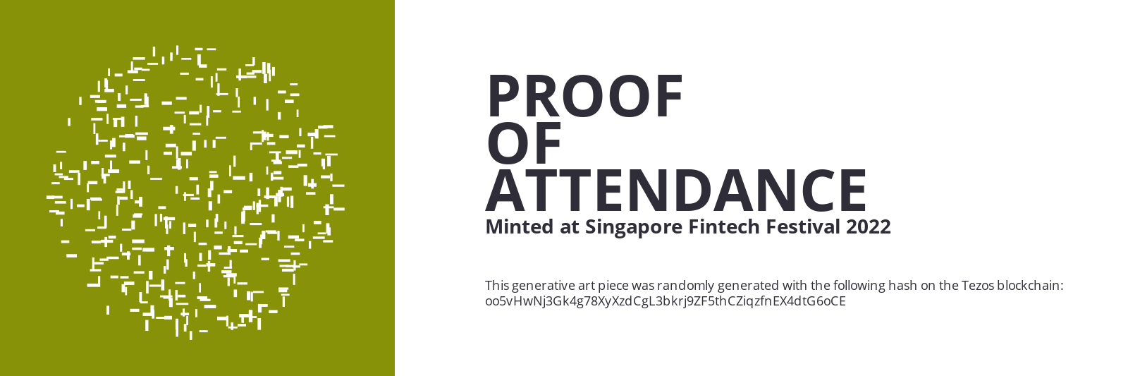 SFF2022 Proof of Attendance Token #94 static token preview