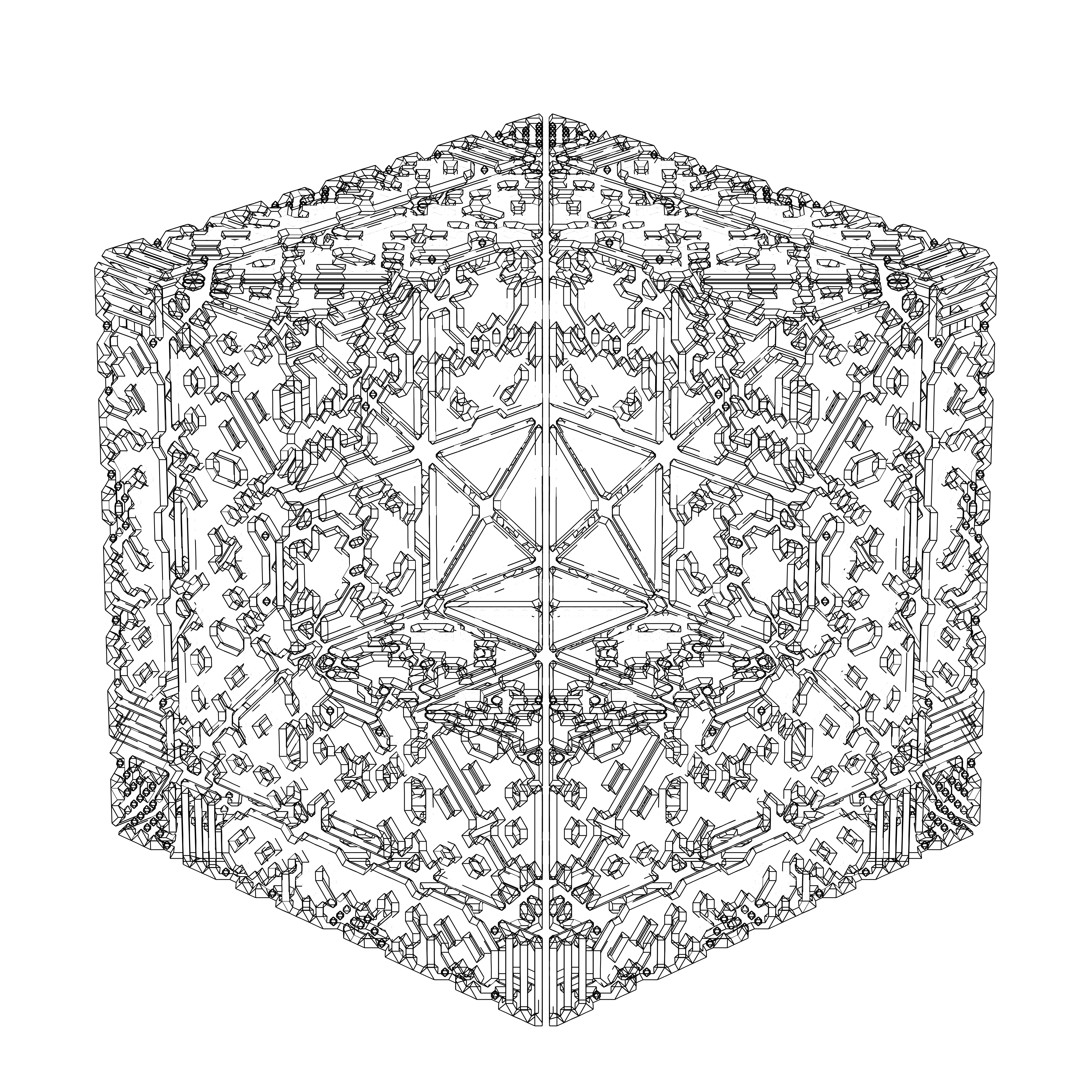 LL21 Alien Art Cube #647 static NFT preview