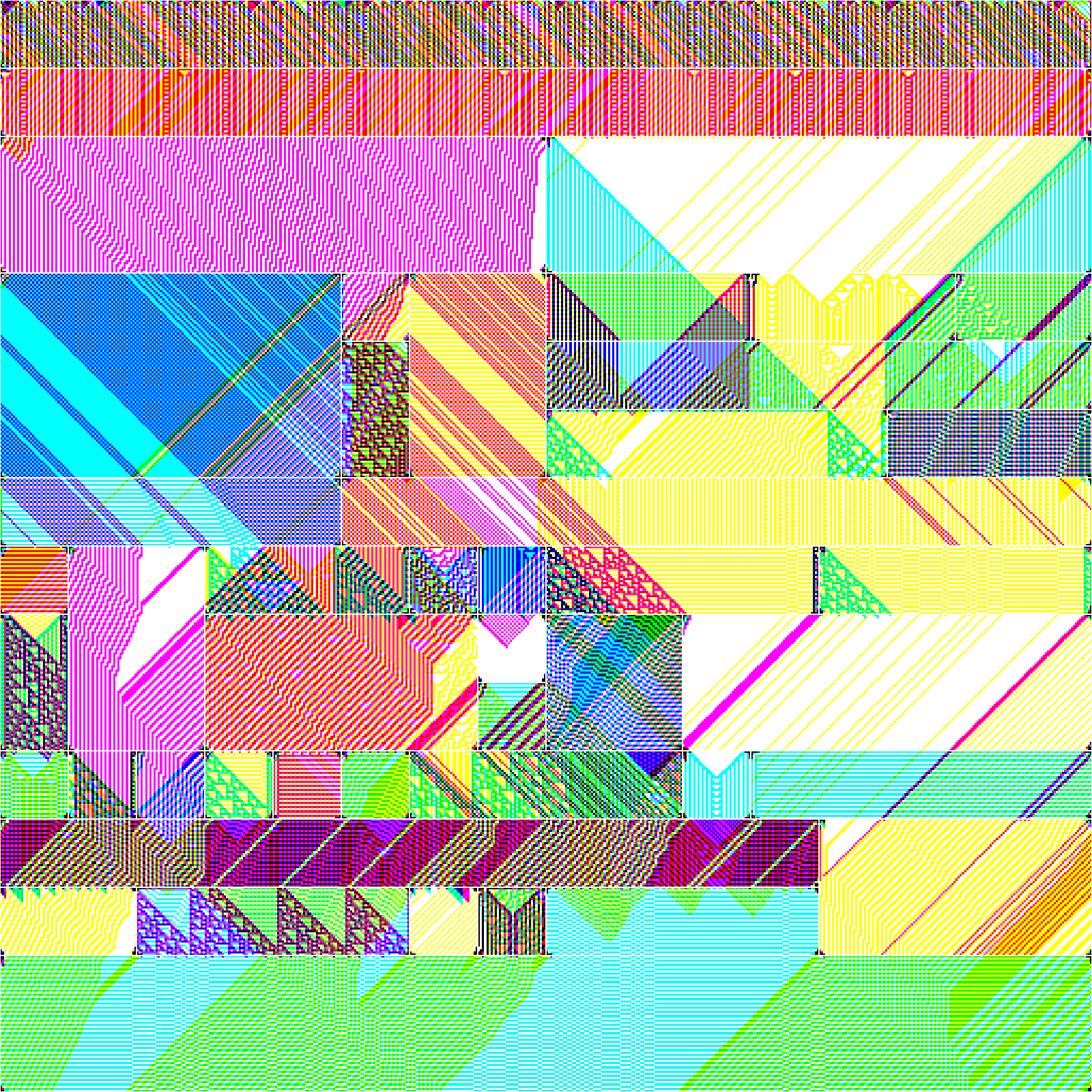 RULES (for Elementary Cellular Automata) #375 static NFT preview