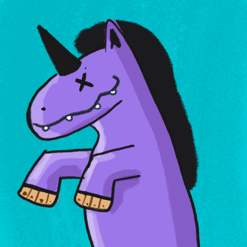 Peculiar unicornos #396 static NFT preview