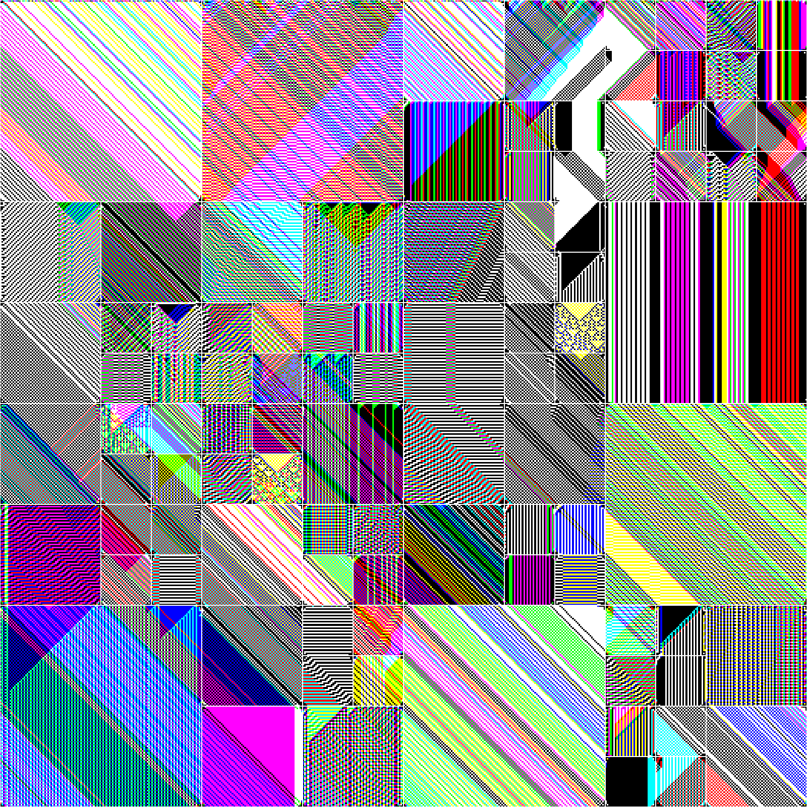 RULES (for Elementary Cellular Automata) #72 static NFT preview