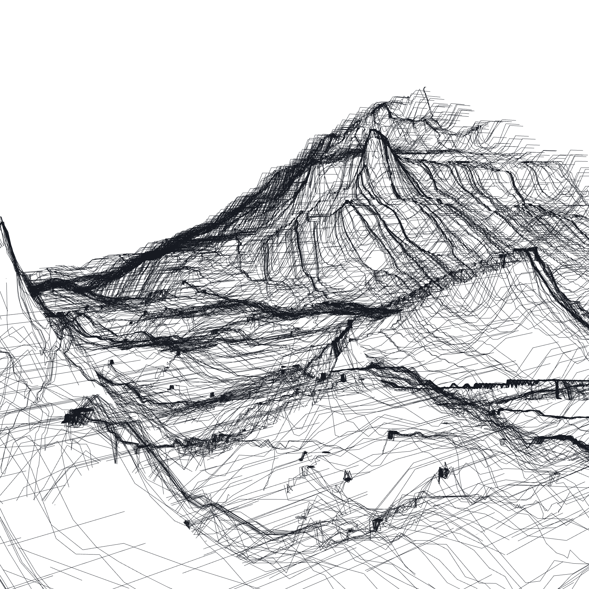 Ridge Scribbles #38 static NFT preview