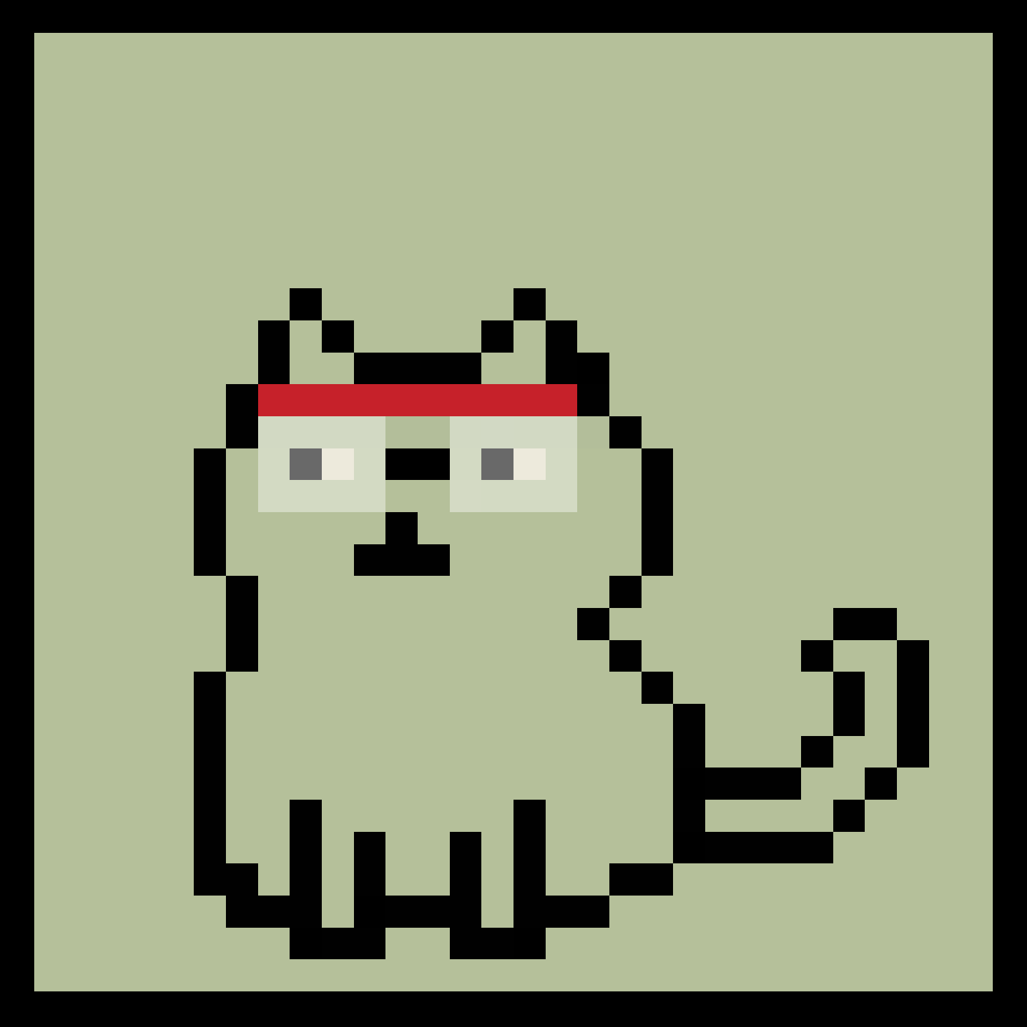 Lazy Kitties #830 static token preview