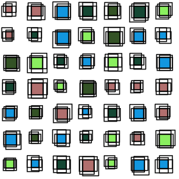 four square intersection #32 static NFT preview