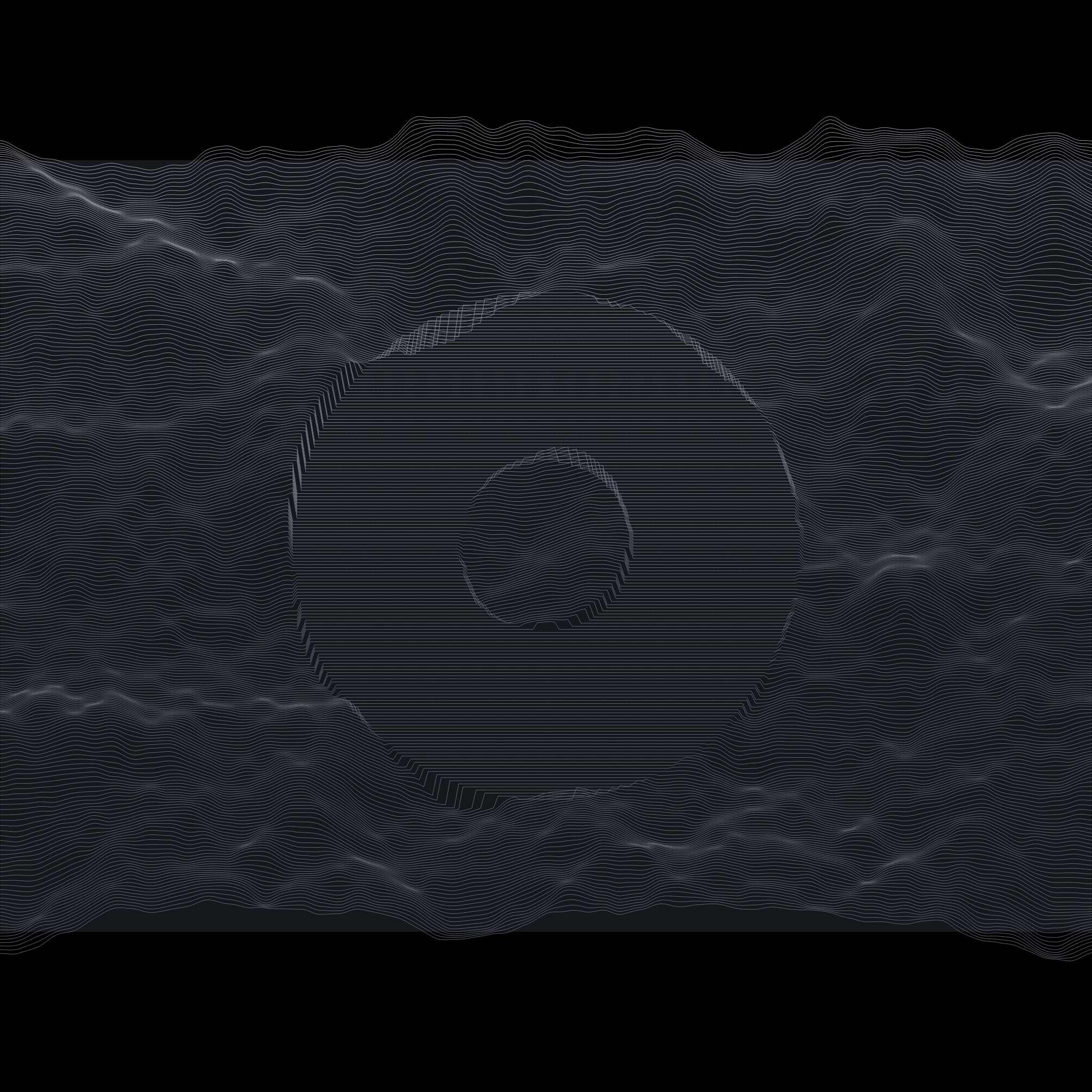 Waves Circle (For Plotter) #5 static token preview