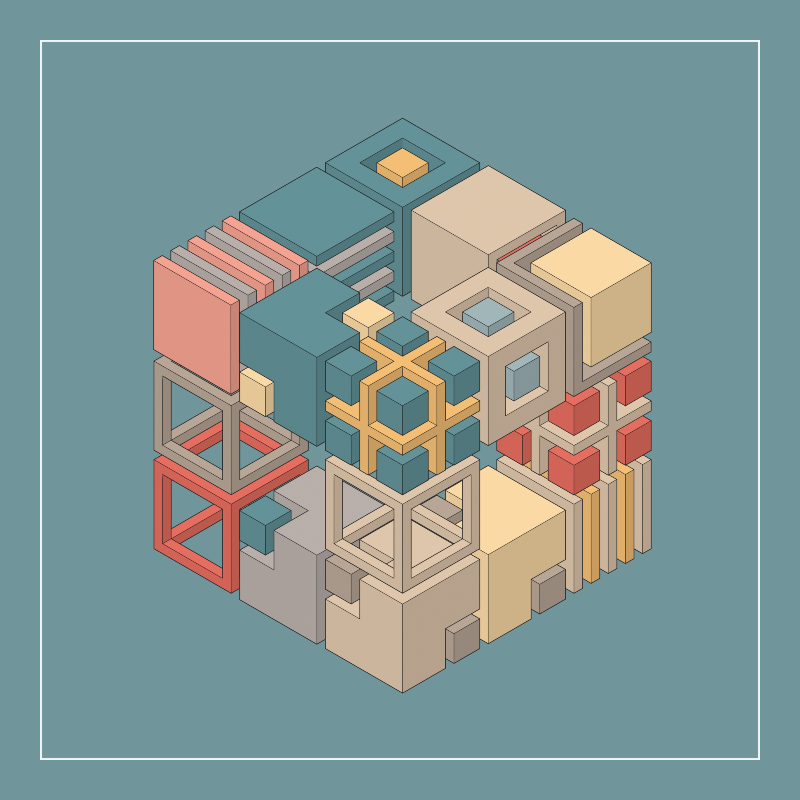 Chroma-Cube #89 static NFT preview