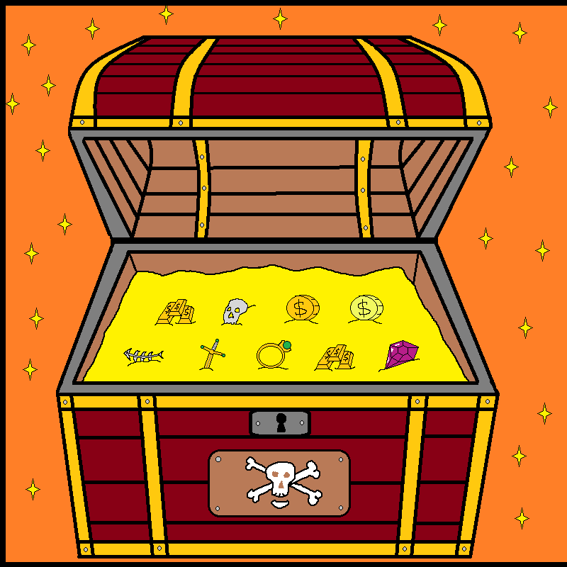Treasure loot box #57 static token preview