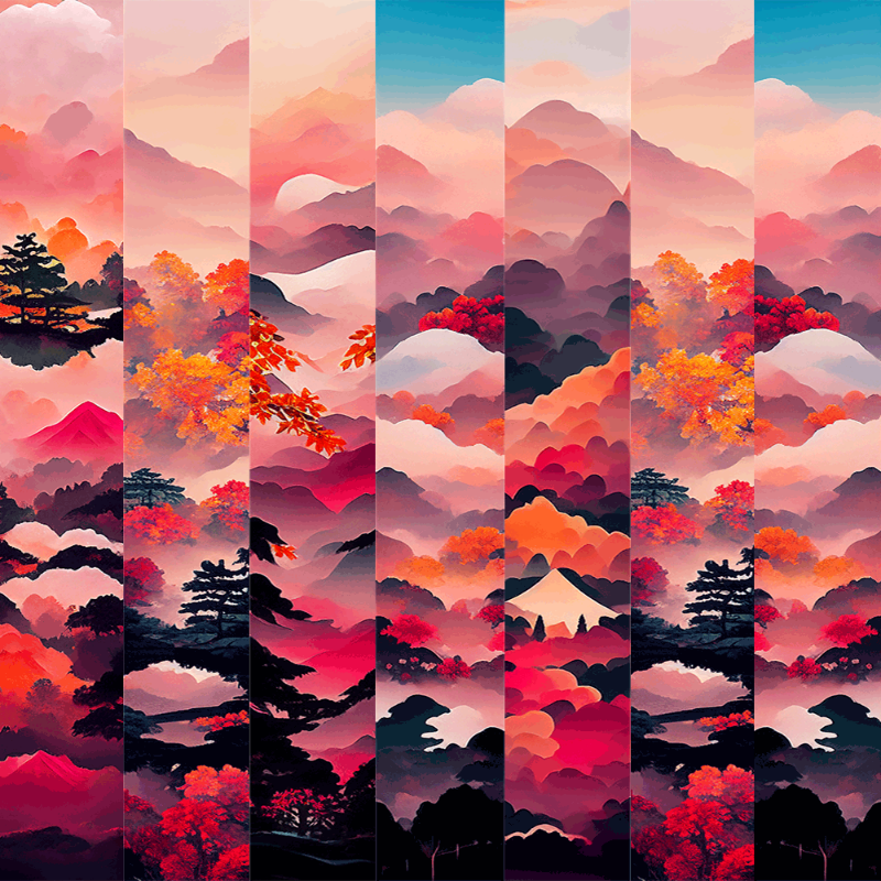 AI Japanese Autumn #1 static token preview