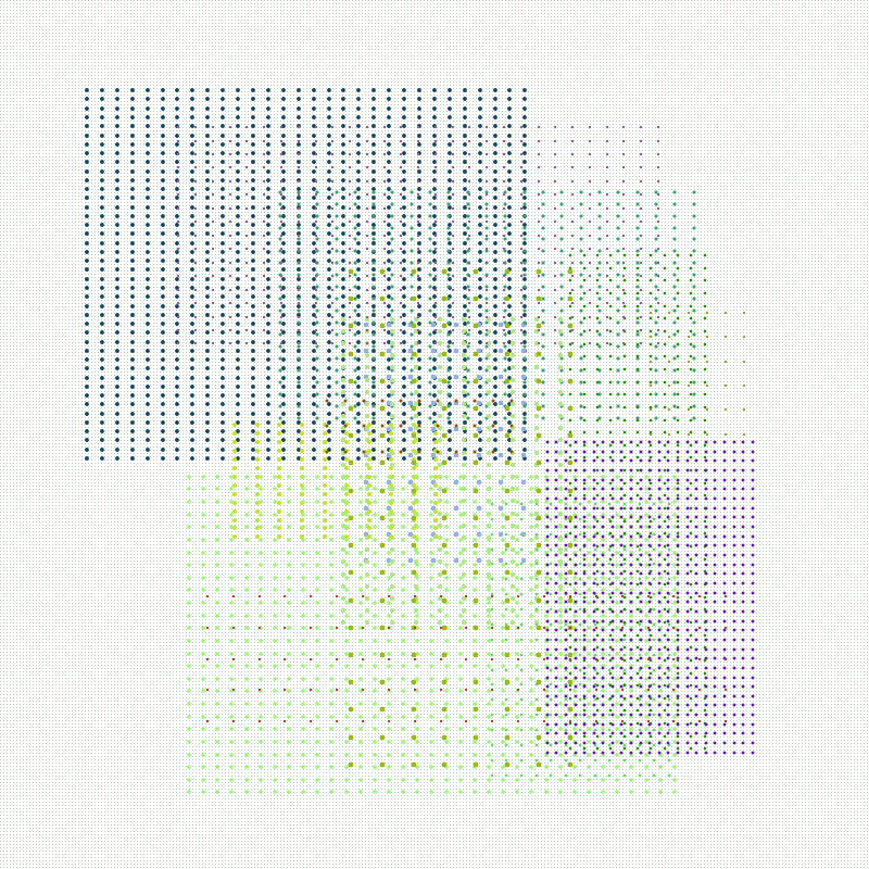 pointillist patchwork #45 static token preview