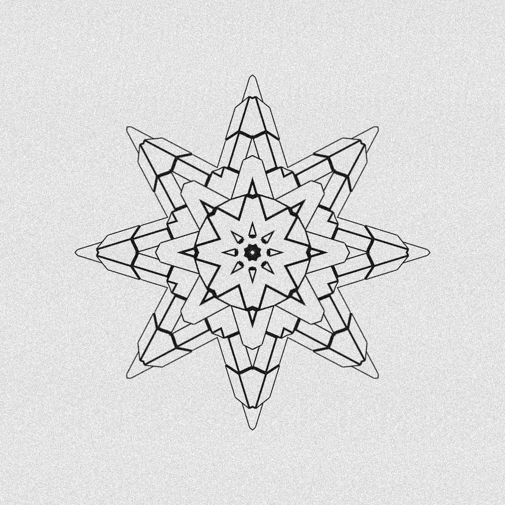 Monochrome Kaleido #49 static token preview