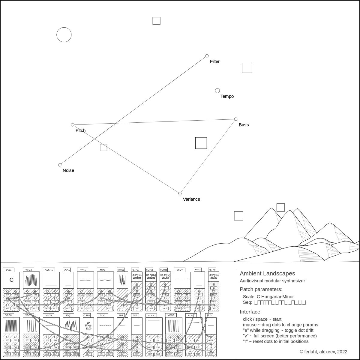 Ambient Landscapes synthesizer #49 static token preview