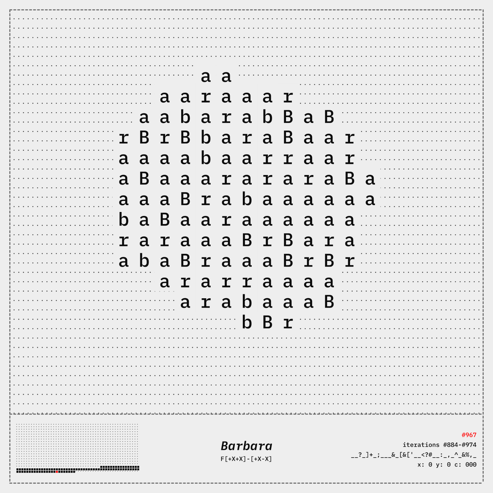 L-Poem #133 static NFT preview