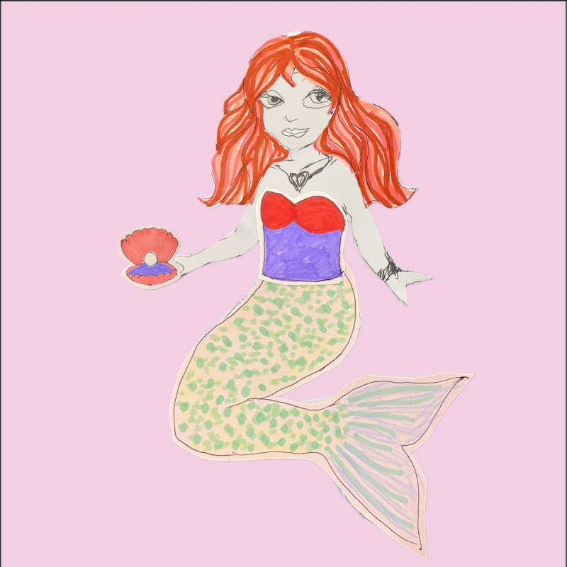 Crypto Mermaid #5 static NFT preview