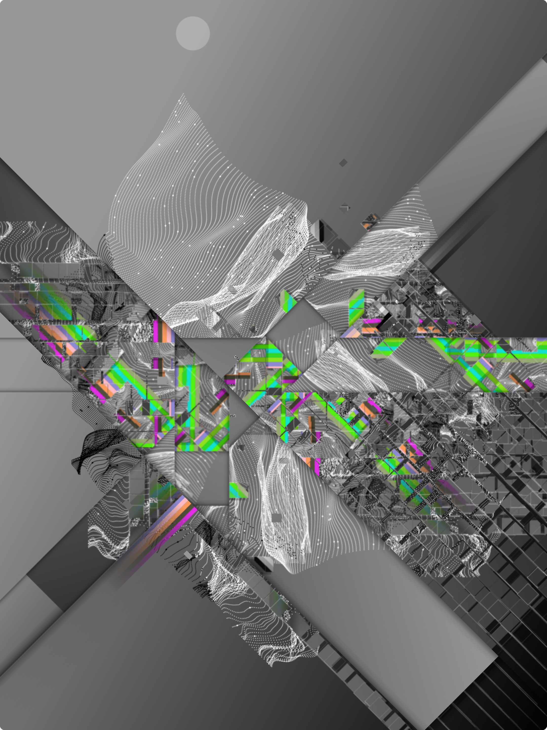Fronteras en abstracto #68 static token preview