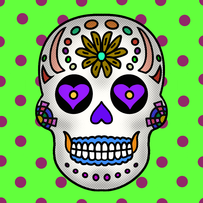 Sugar Skulls #32 static token preview