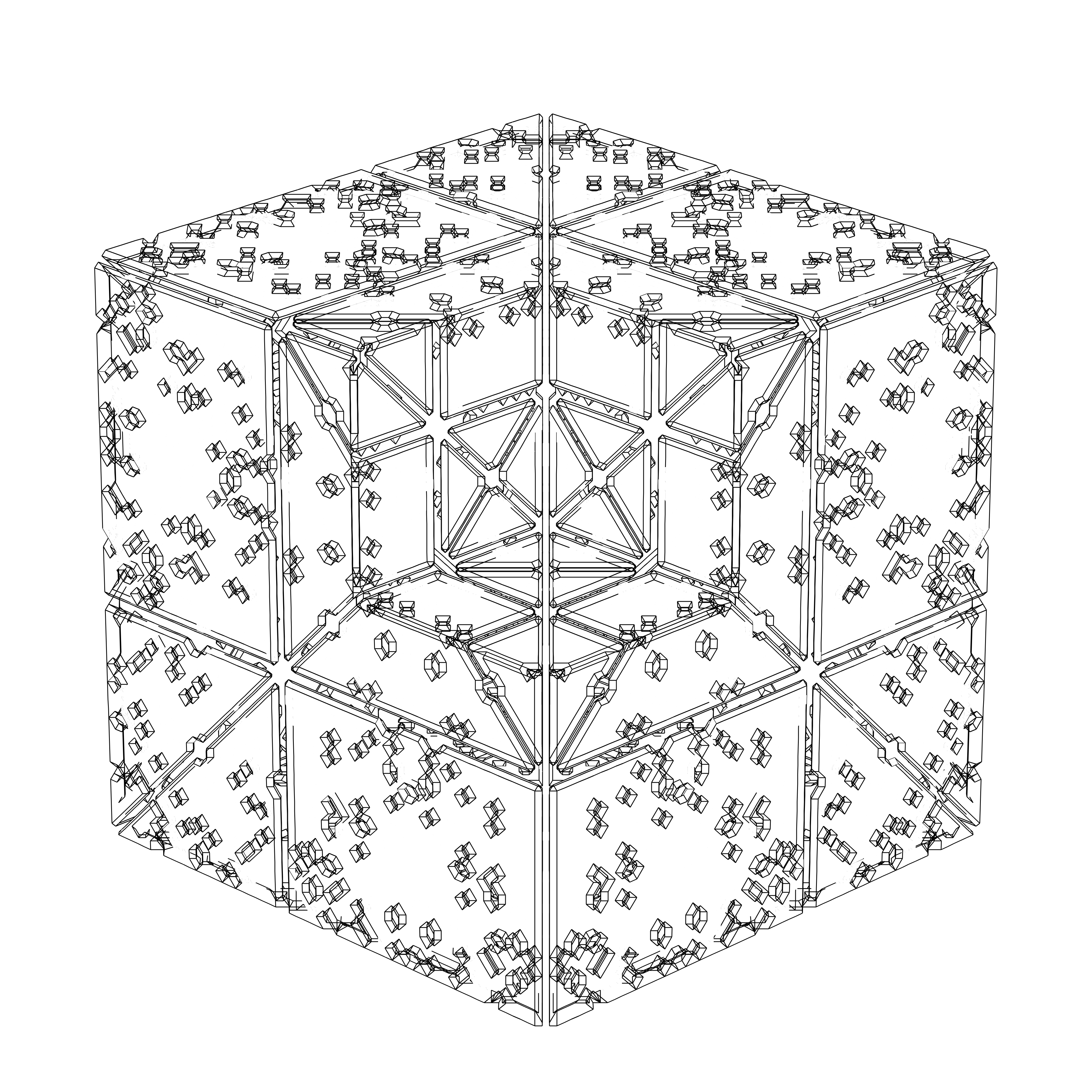 LL21 Alien Art Cube #105 static NFT preview