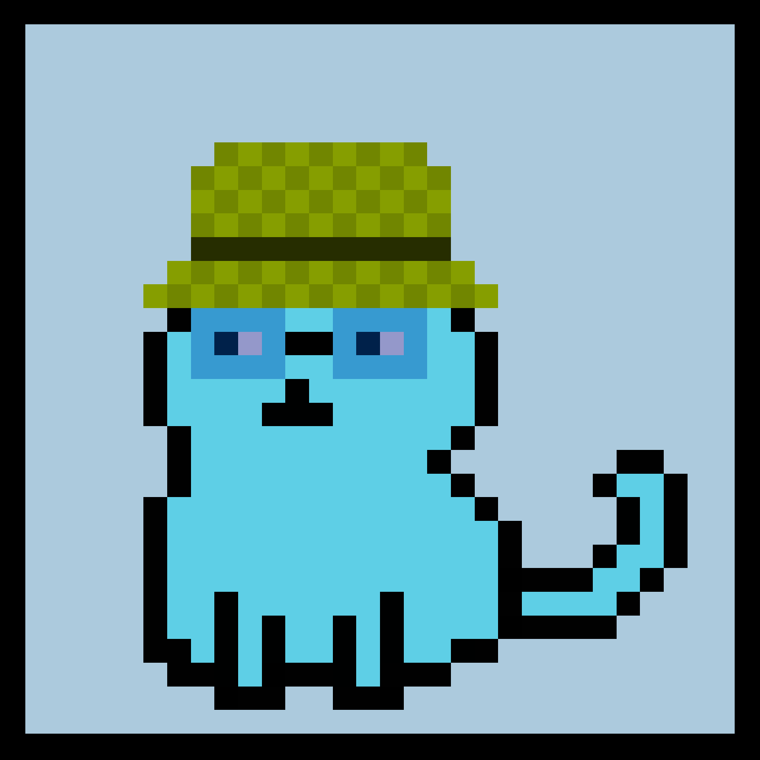 Lazy Kitties #1548 static NFT preview