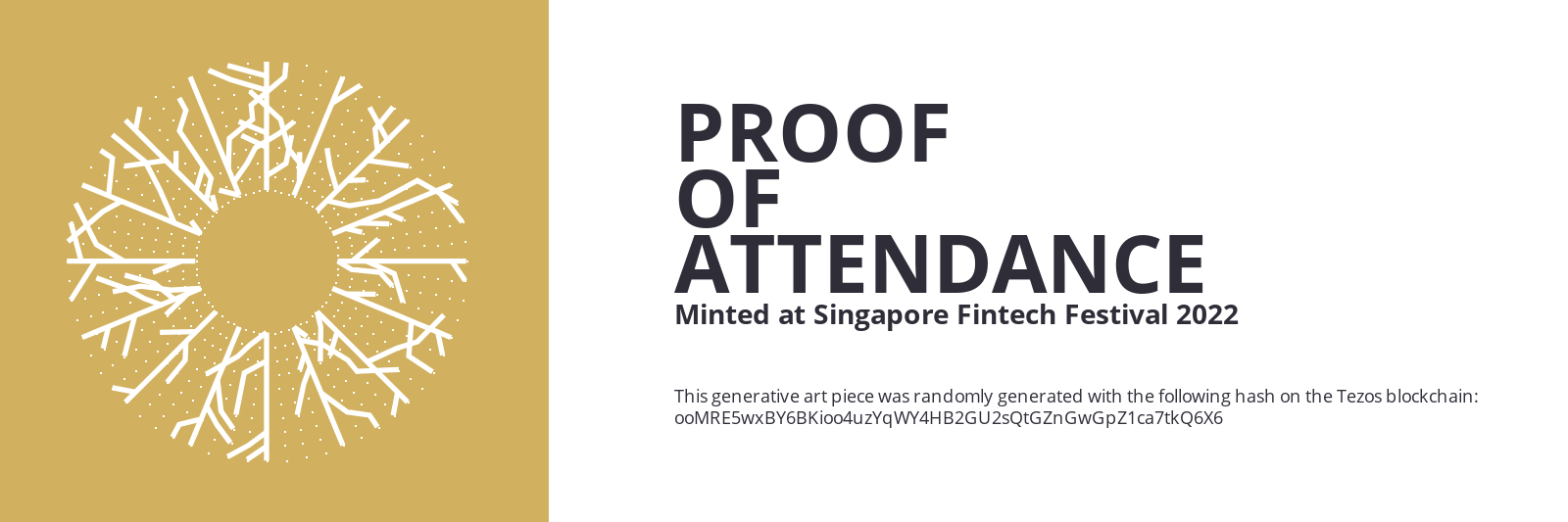 SFF2022 Proof of Attendance Token #1828 static token preview