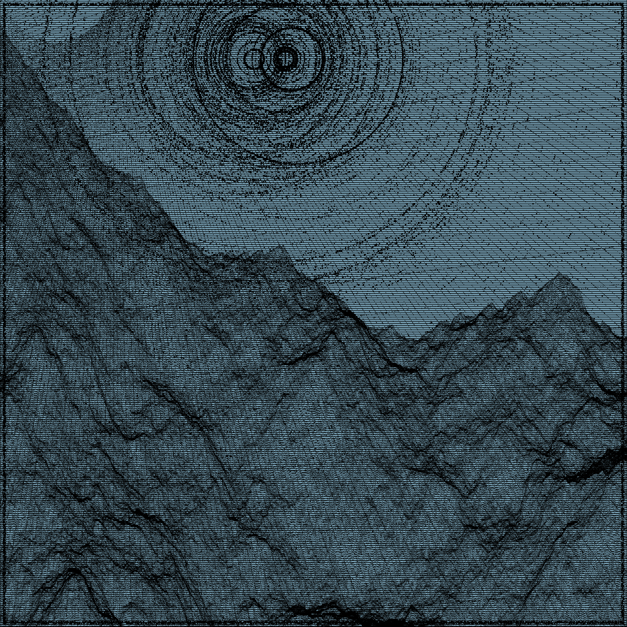 Surreal classic generative landscape #44 static NFT preview
