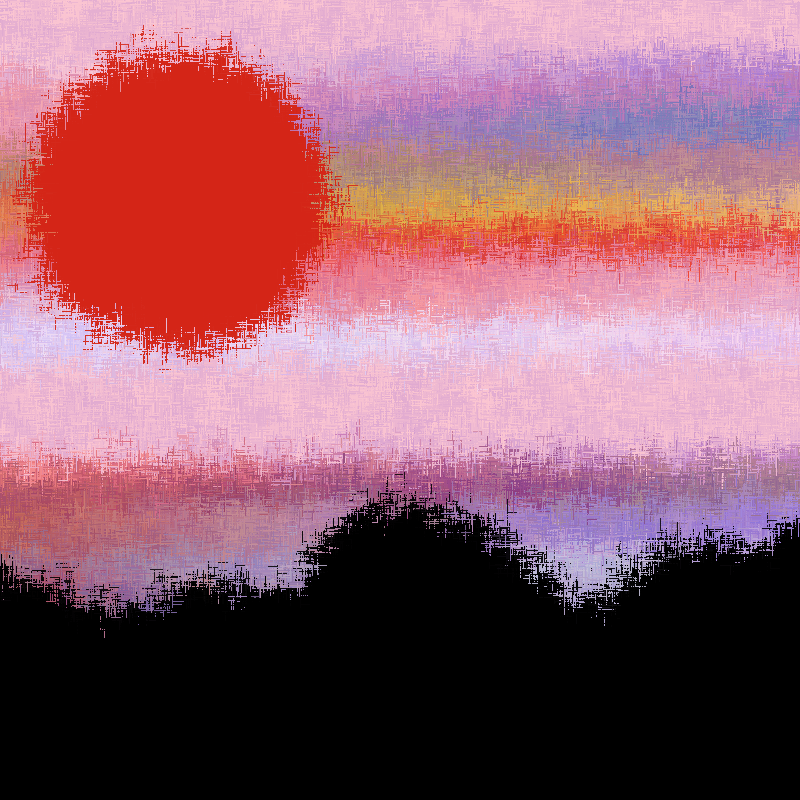 Sunset in memory #24 static token preview