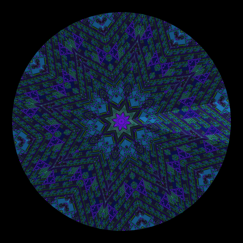 Binary kaleidoscope #51 static NFT preview