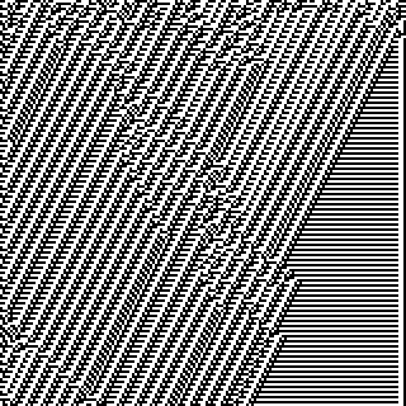 Colored Elementary Cellular Automaton #434 static token preview