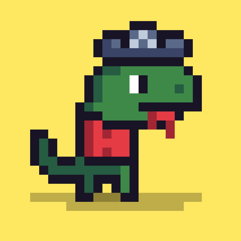 Pixel Dinos #183 static NFT preview