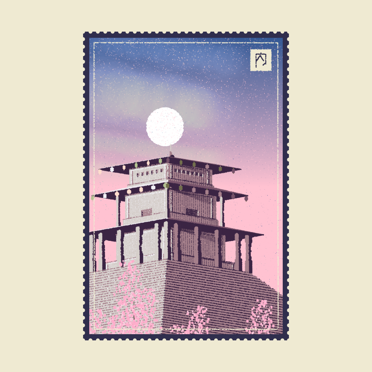 ABANDONED TEMPLE 廃寺 #72 static token preview