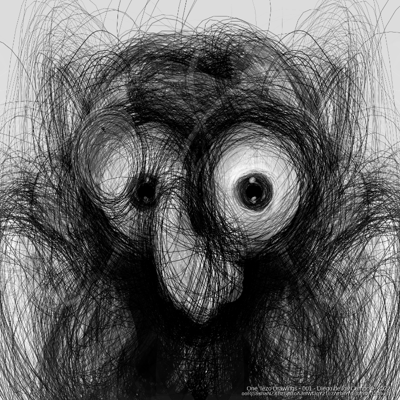 One Tezo Drawings #36 static token preview