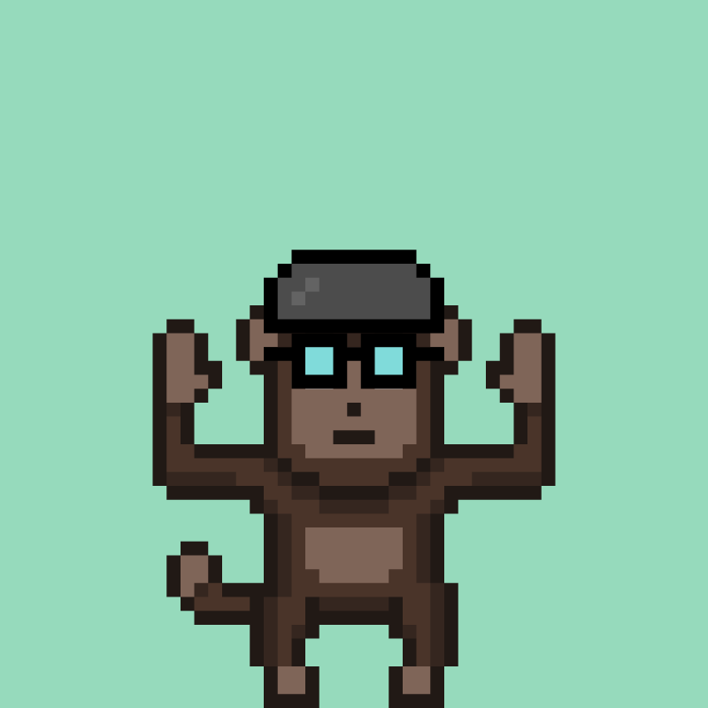 fxMonkeys #121 static token preview