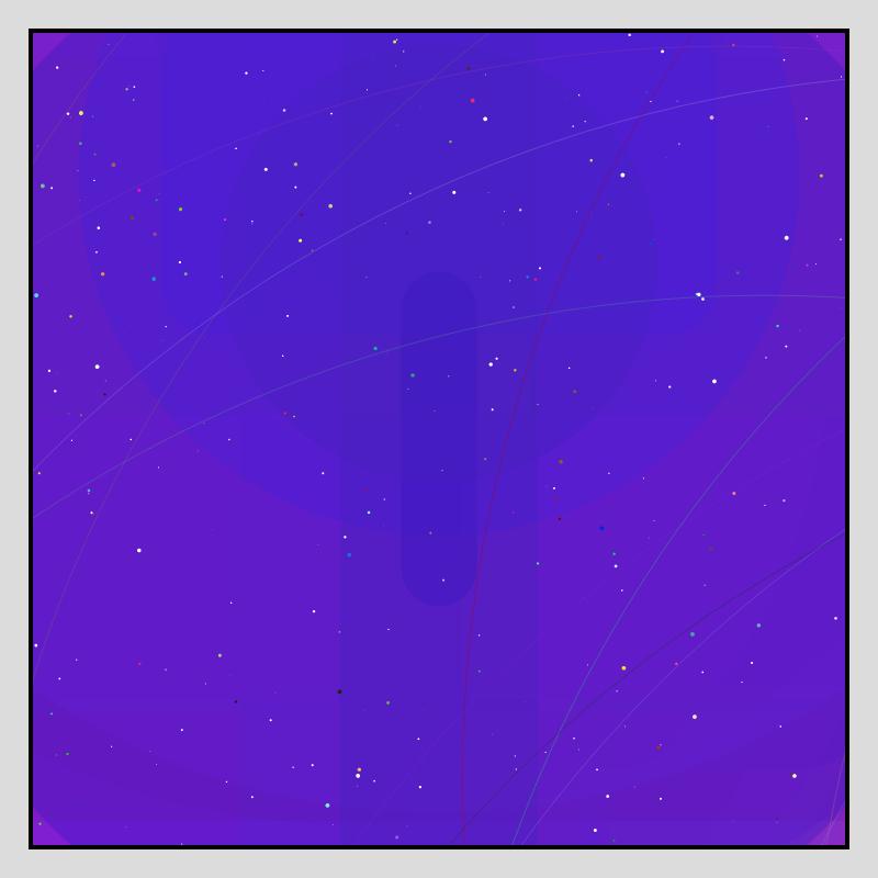 Color Field Starry B #235 static token preview