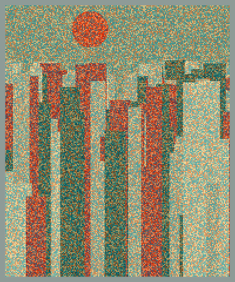High-rise City #38 static NFT preview