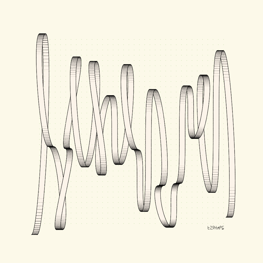 _ribbon study_ #109 static NFT preview