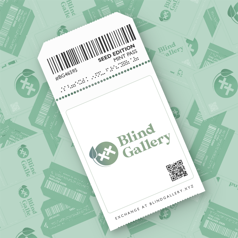 Blind Gallery Mint Pass (Seed Edition) #470 static NFT preview