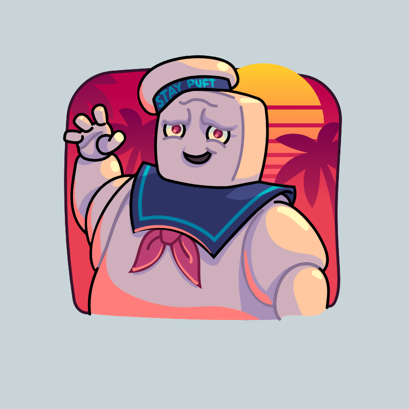 Stay Puft Marshmallow Man #29 static token preview