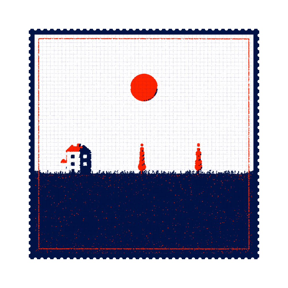 Lonely Village #45 static NFT preview
