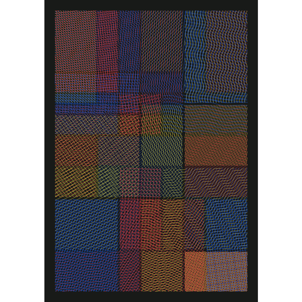 Pattern Grid Chaos #38 static NFT preview