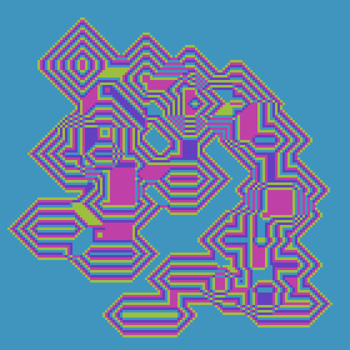 Superimposed Octagonal Pyramids #83 static NFT preview