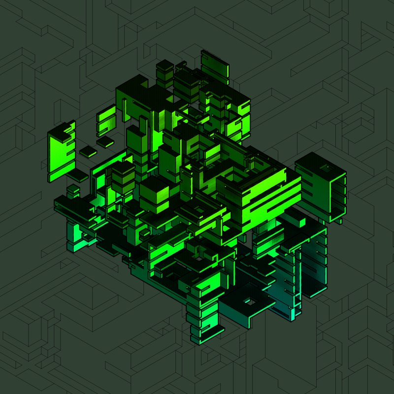 Isofrag generator series I #450 static token preview