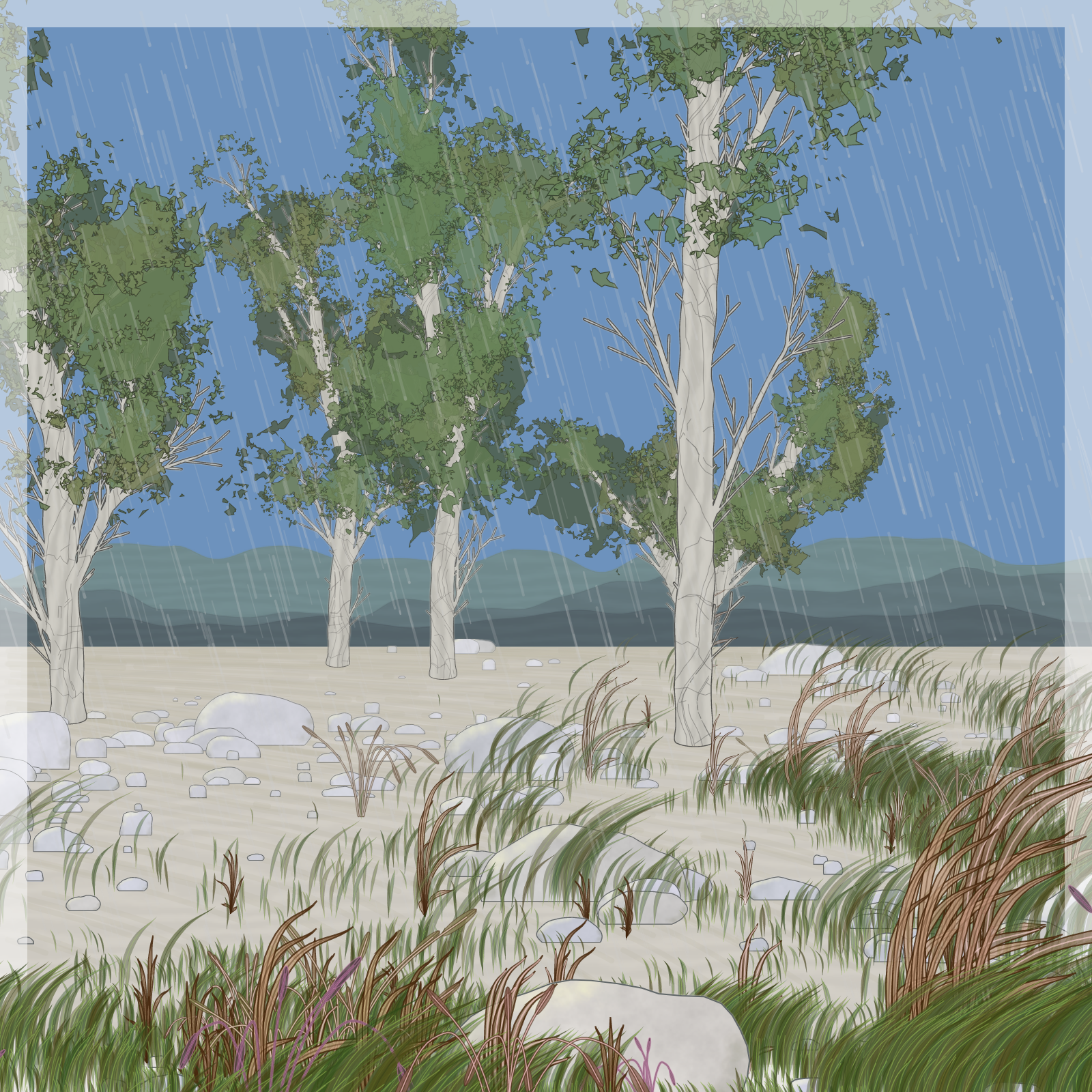 Rain Ritual #122 static NFT preview