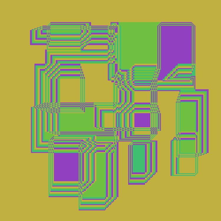 Superimposed Rectangles #95 static token preview